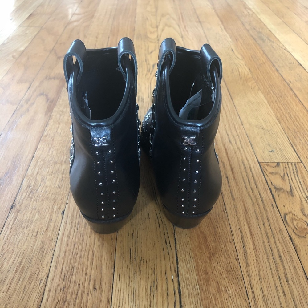 Sam Edelman Brian Embellished Ankle Boots 7.5 - Picture 8 of 9